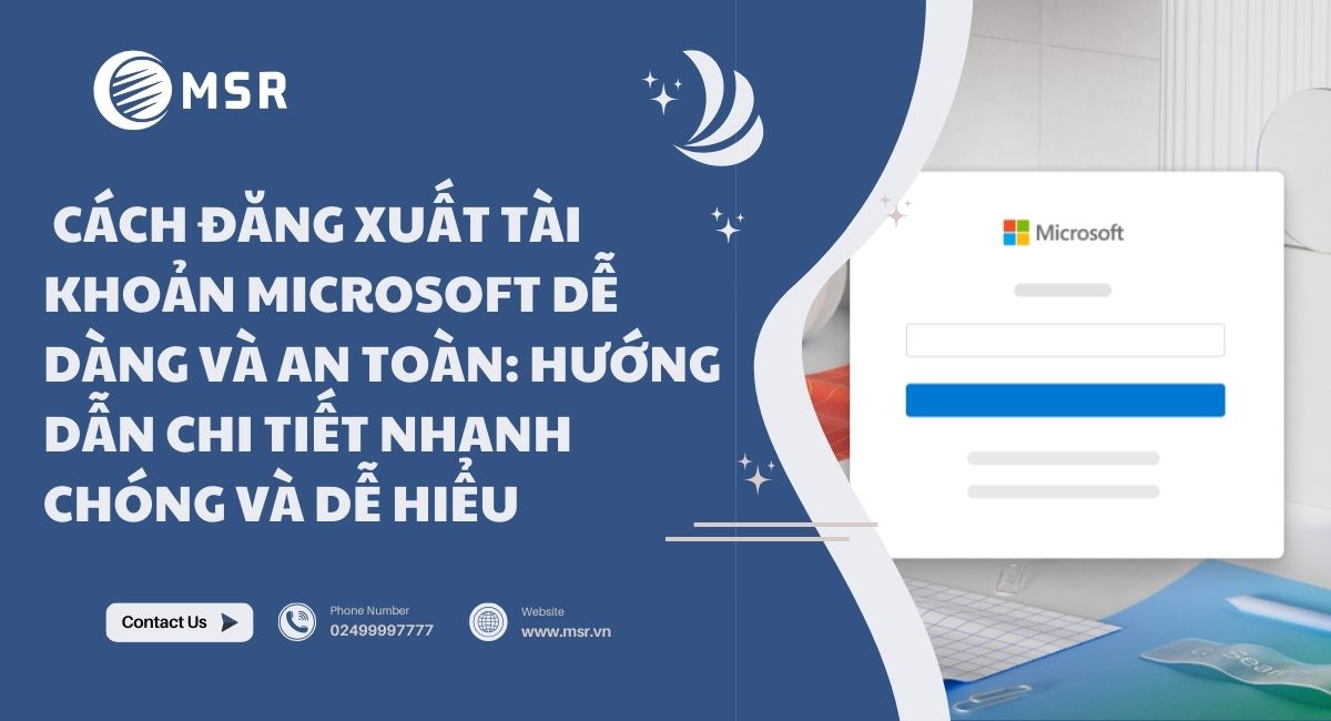 cách đăng xuất tài khoản microsoft