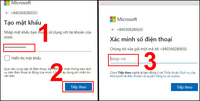 tạo tài khoản microsoft miễn phí