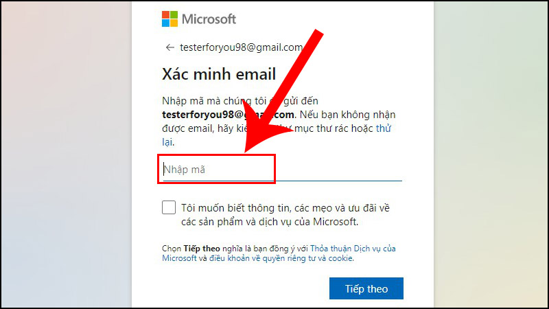 tạo tài khoản microsoft miễn phí